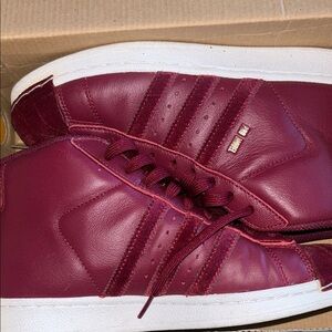 Adidas Deep Red Sneakers size 5
